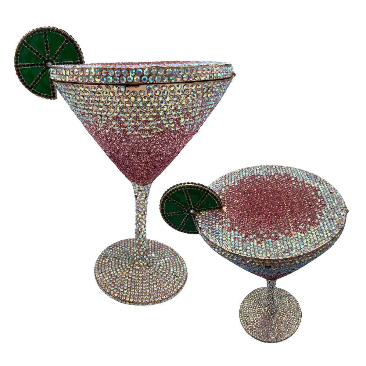 Cocktail Goblet Crystal Evening Clutch HB001