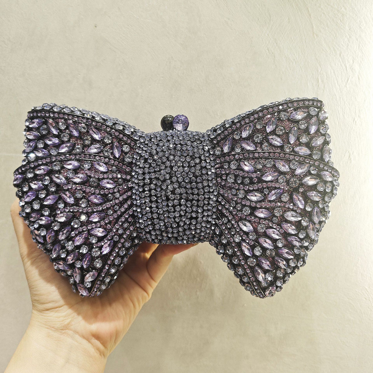 Crystal Bow Evening Clutch HB015