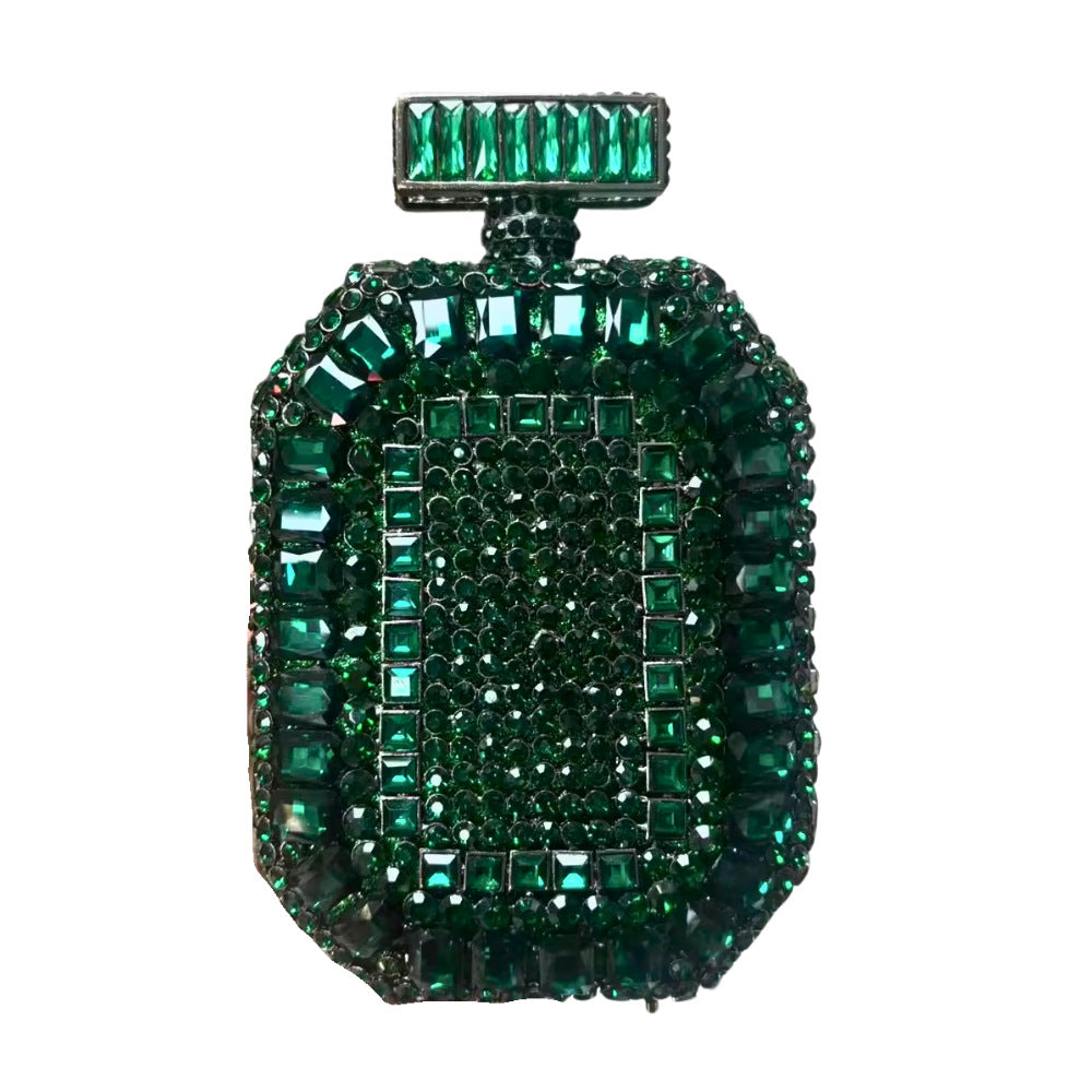 Perfume Bottle Crystal Evening Handbag HB018