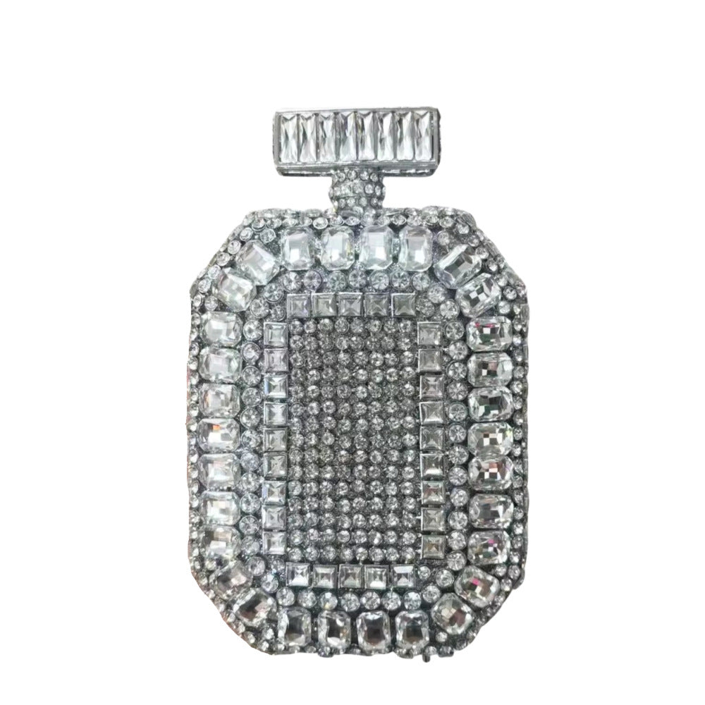 Perfume Bottle Crystal Evening Handbag HB018