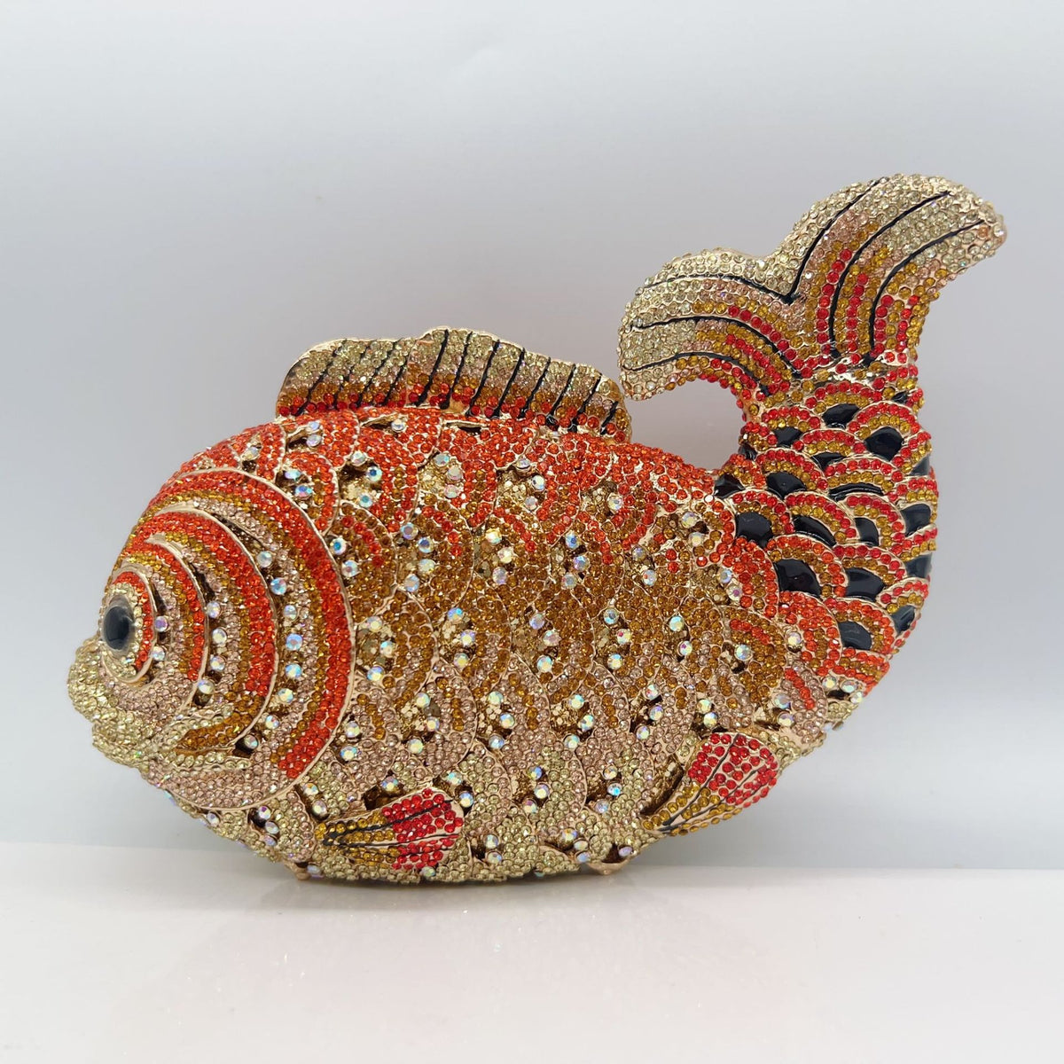 Fish Rhinestone Clutch Bag HB020