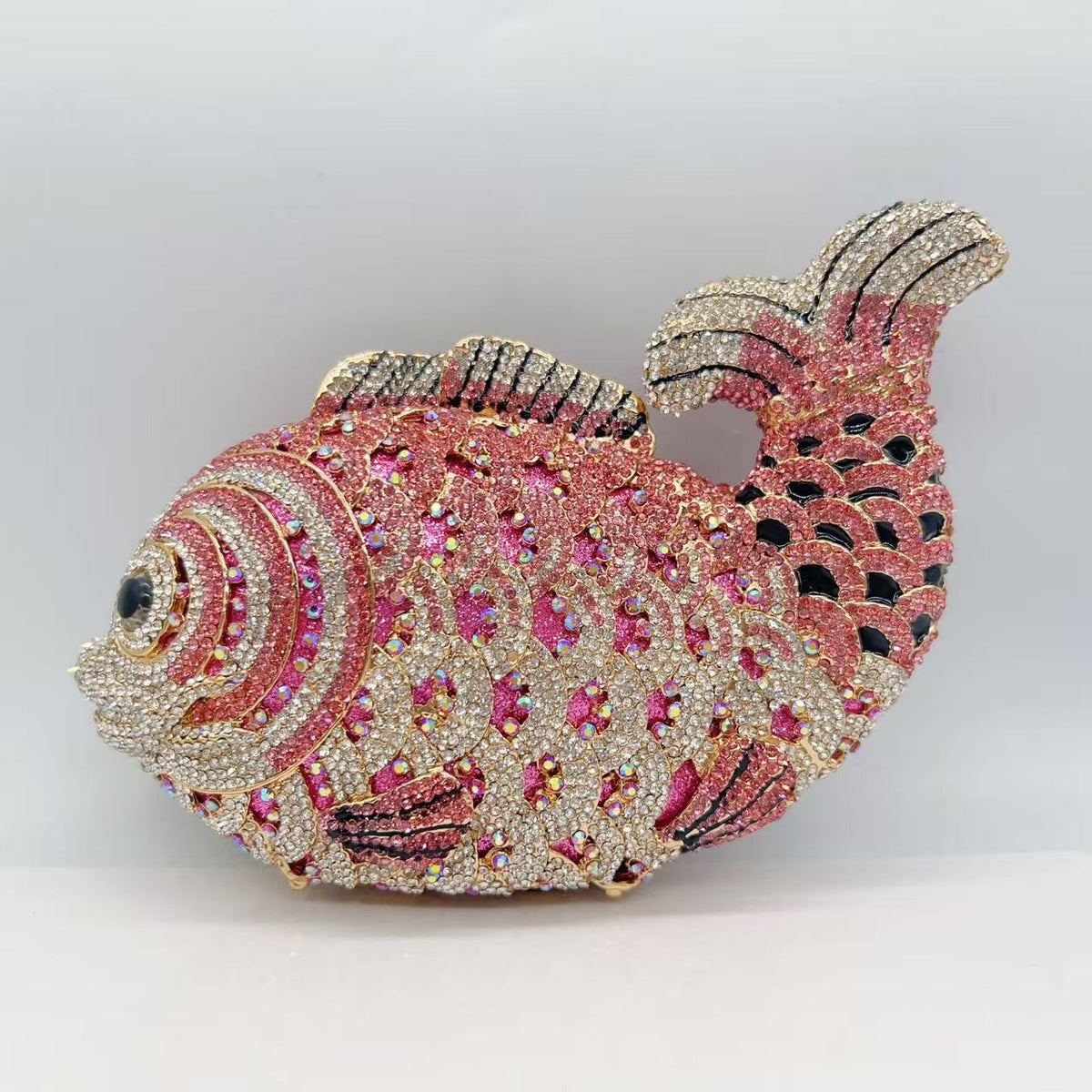 Fish Rhinestone Clutch Bag HB020