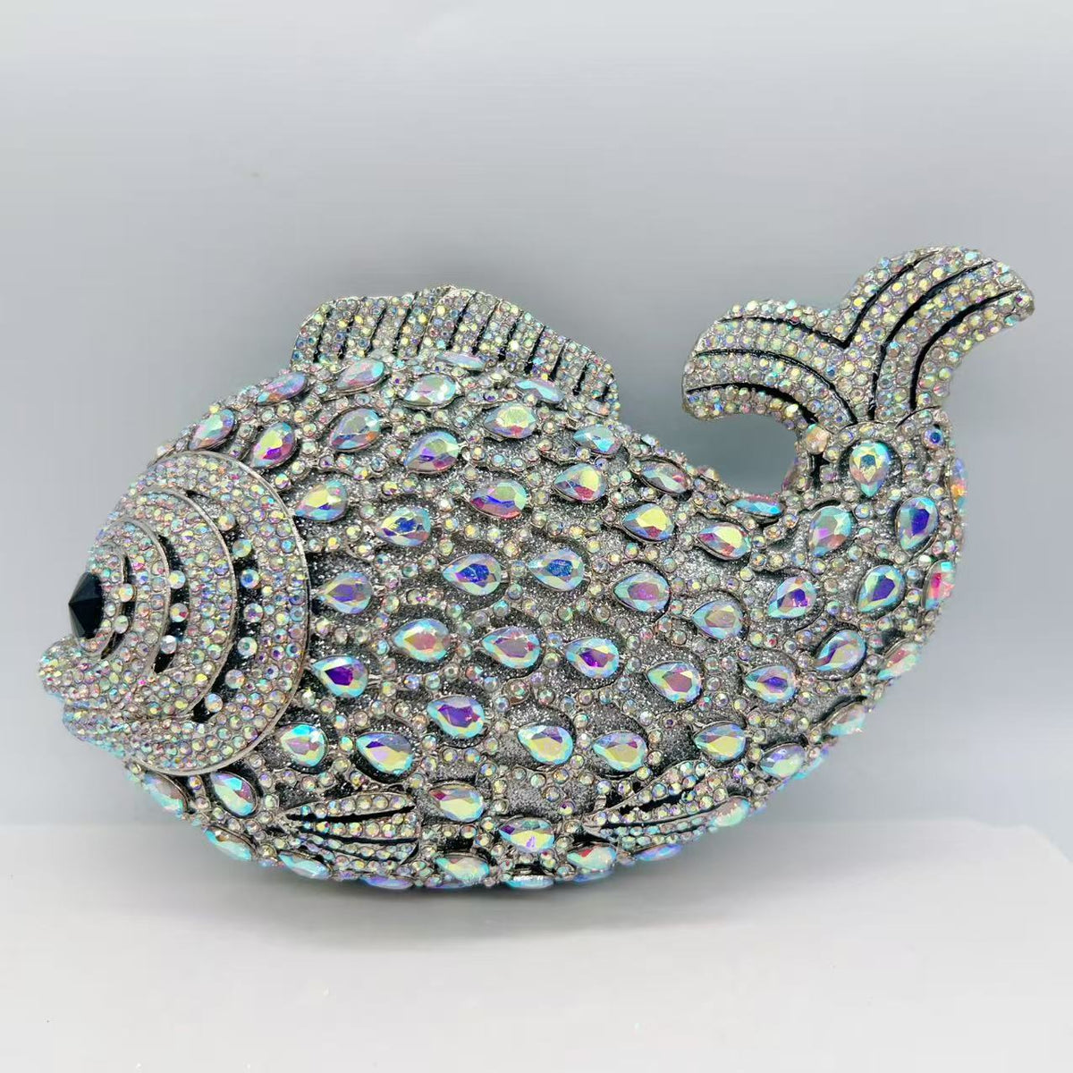 Fish Rhinestone Clutch Bag HB020