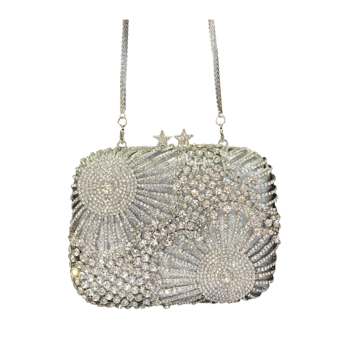 Flower Crystal Clutch Bag HB021