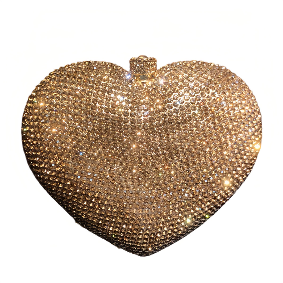 Heart Shaped Crystal Evening Clutch HB027