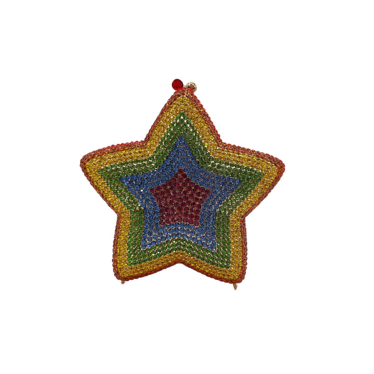 Star Shaped Crystal Evening Clutch HB033