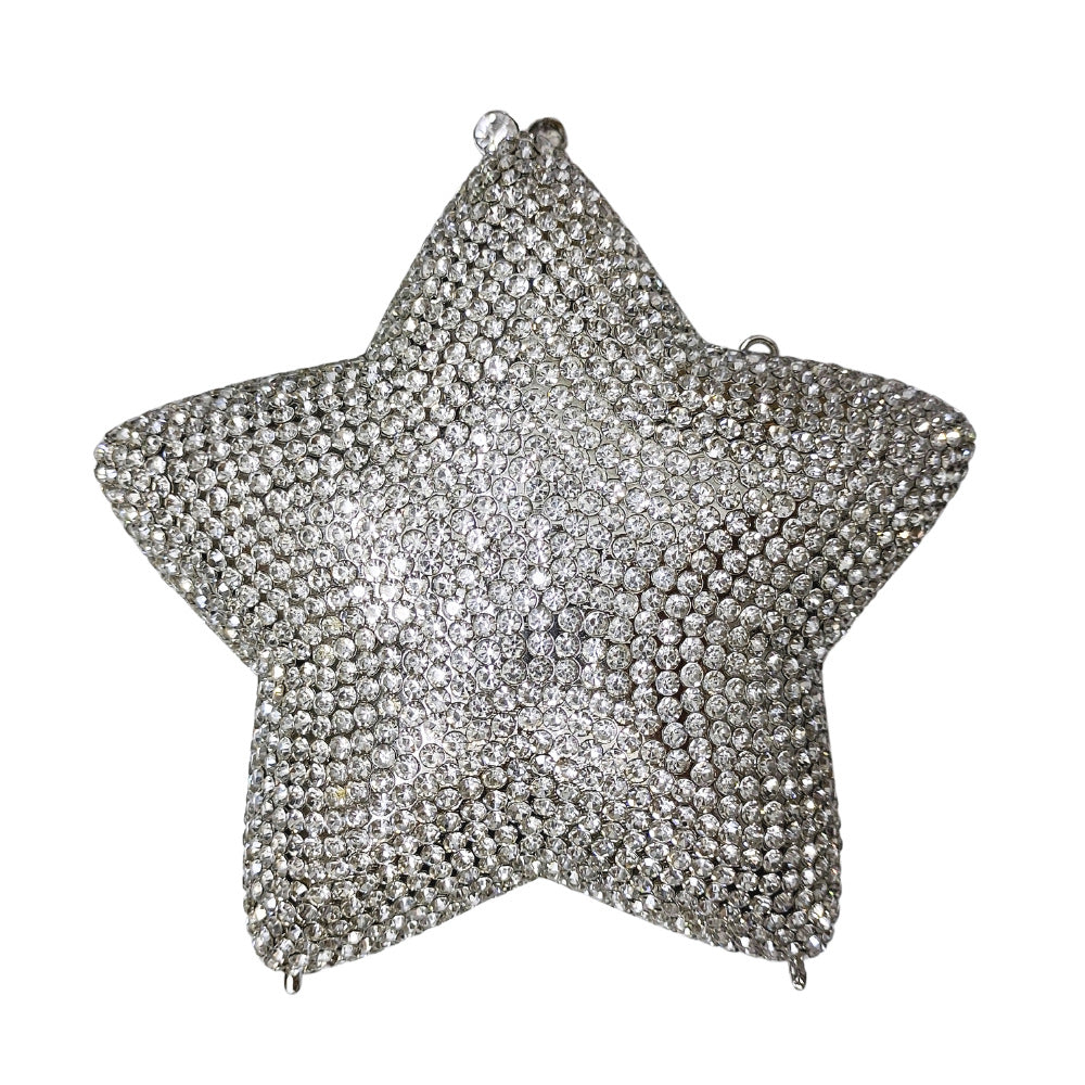 Star Shaped Crystal Evening Clutch HB033