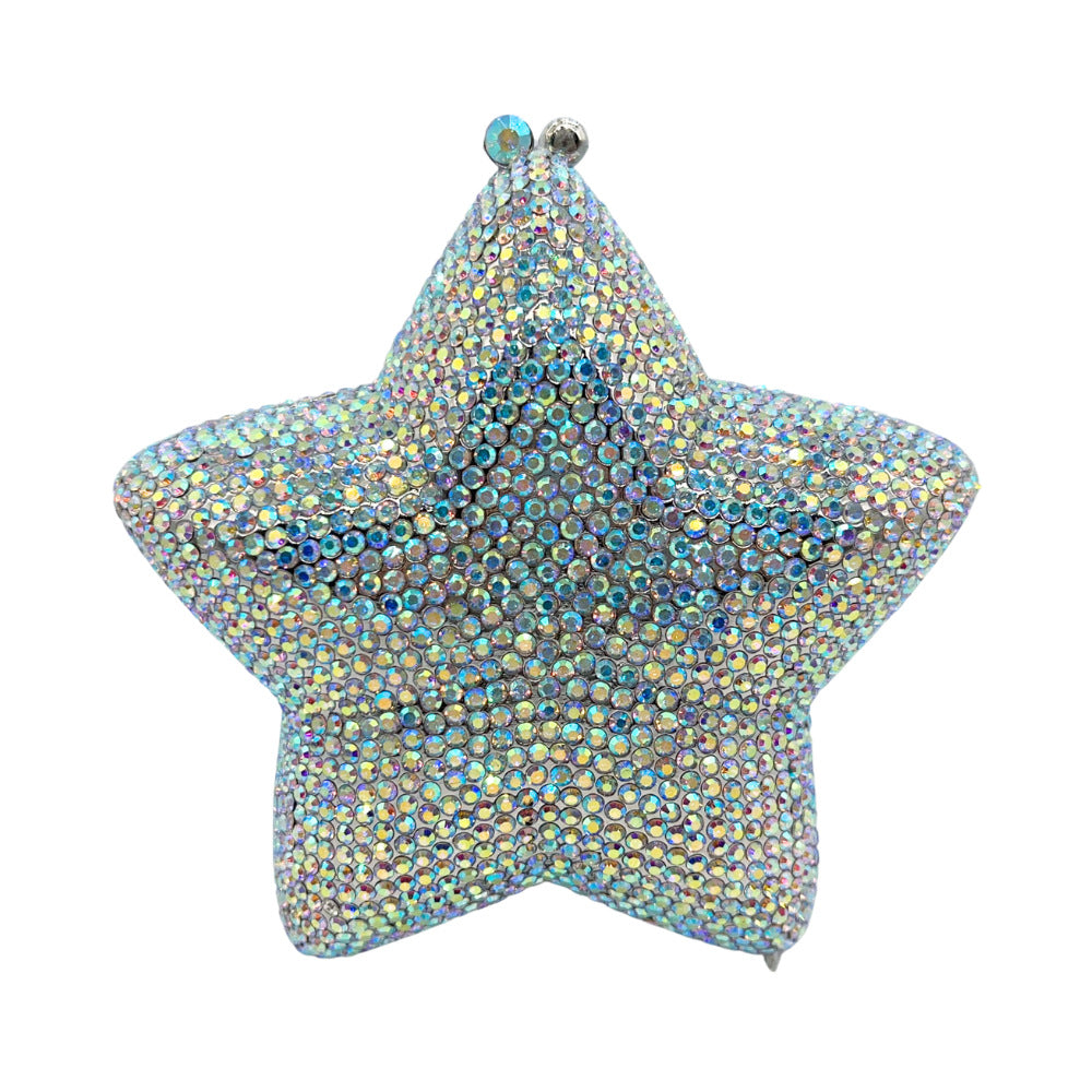 Star Shaped Crystal Evening Clutch HB033