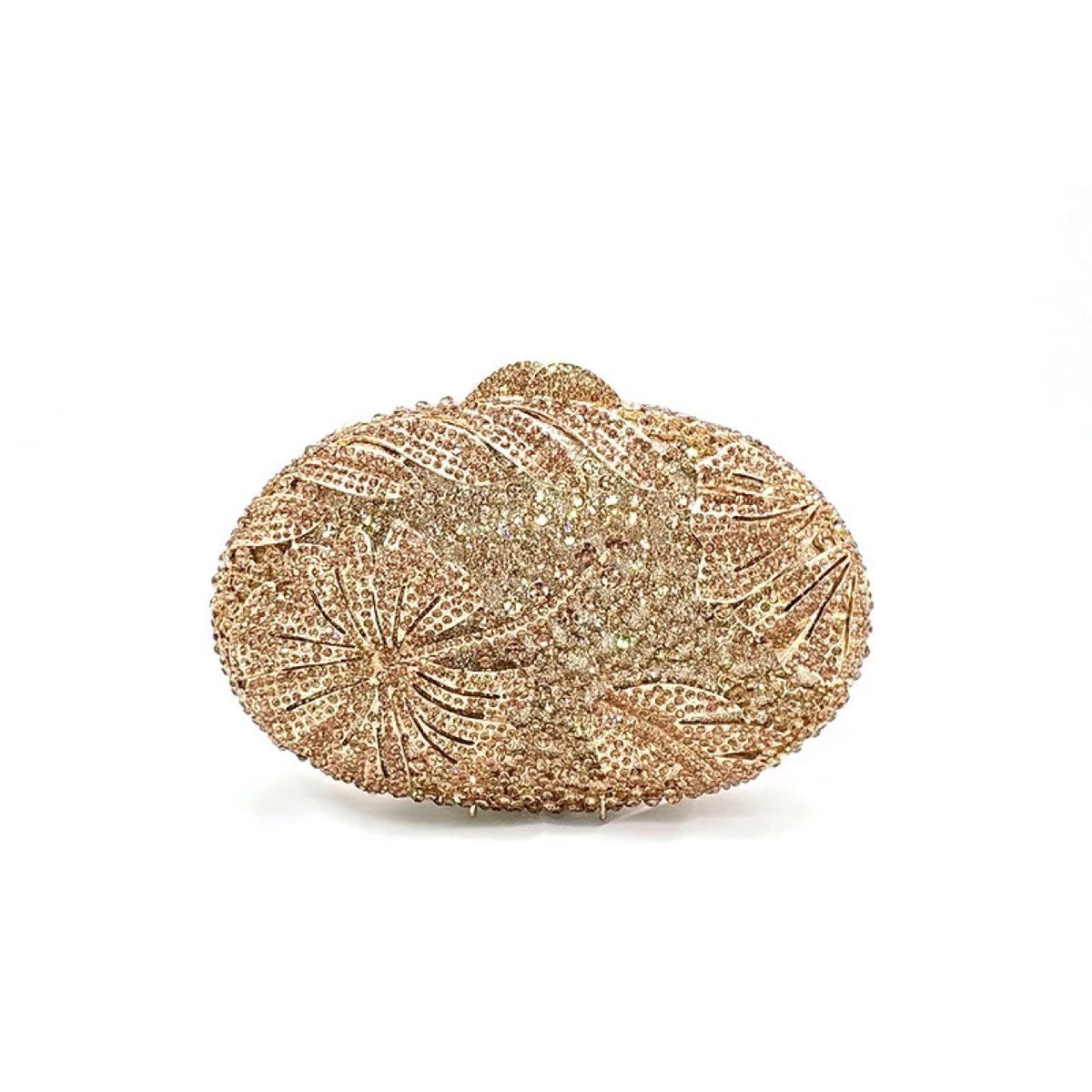 Flower Rhinestone Evening Clutch HB036