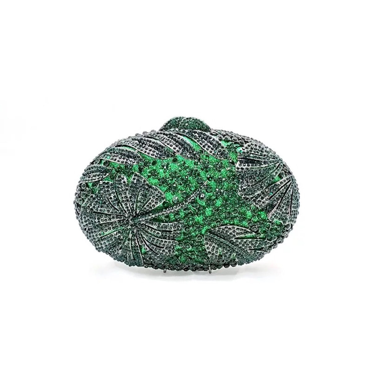 Flower Rhinestone Evening Clutch HB036