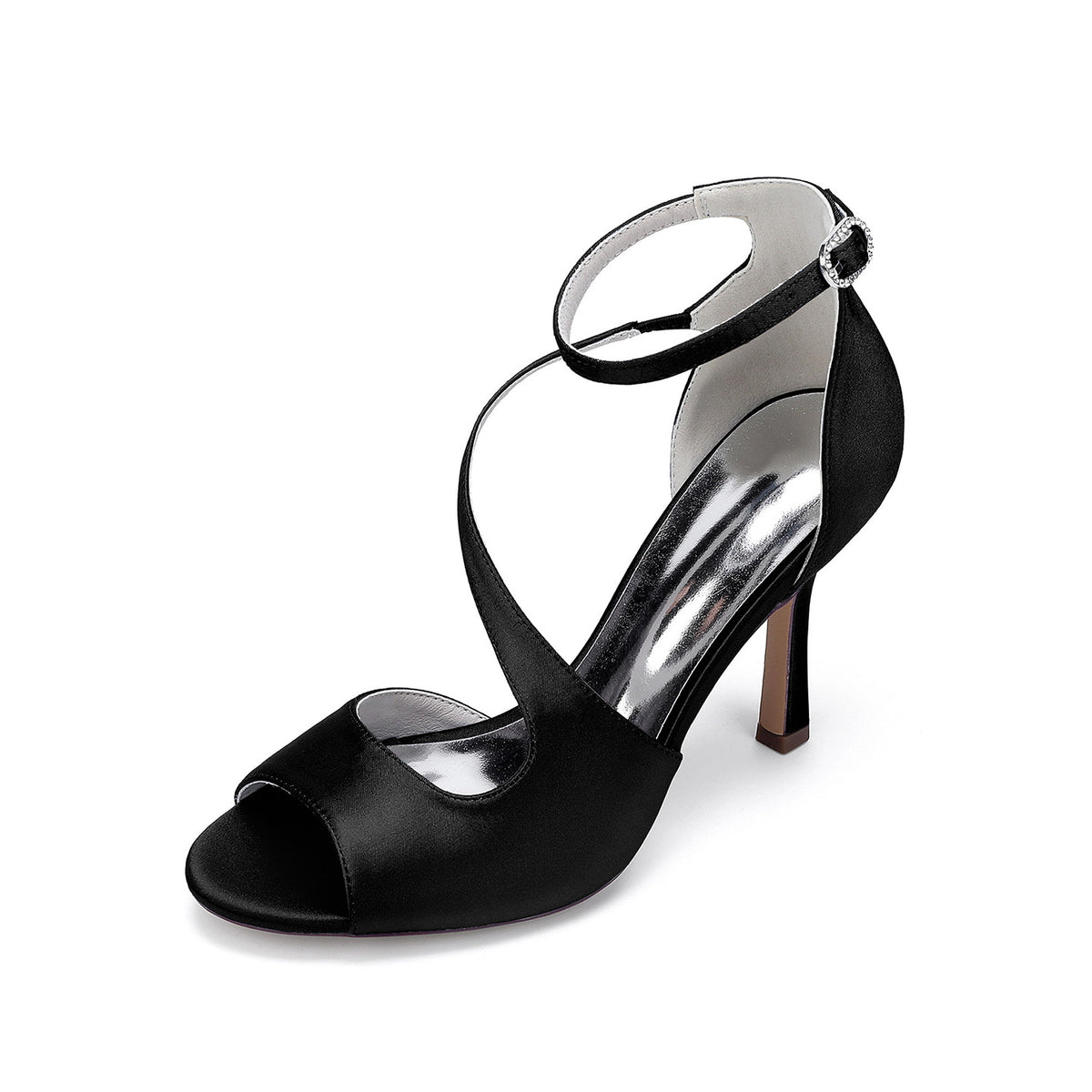 Round Toe Single Strap High Heels HH021