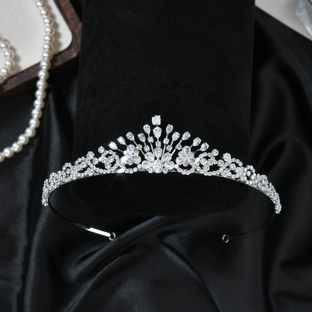 Crystal Flower Tiara HP005