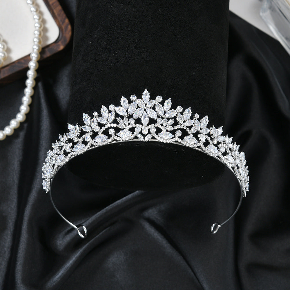 Crystal Floral Tiara HP006