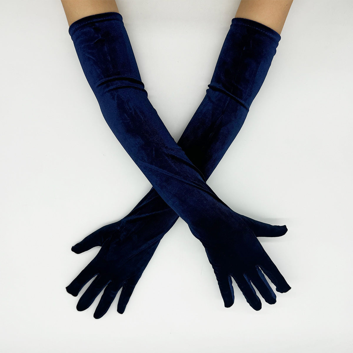 Long Velvet Opera Gloves for Wedding & Formal Events GL004