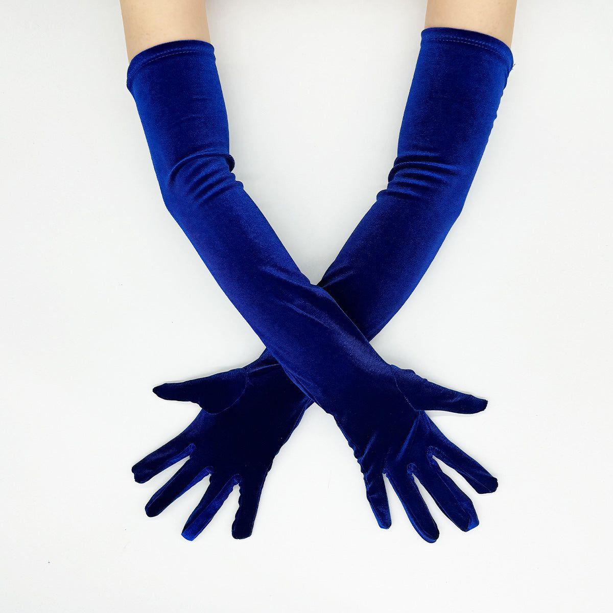 Long Velvet Opera Gloves for Wedding & Formal Events GL004