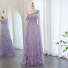 Luxury Feathers Rose Gold Evening Dress with Cape Sleeves SS438