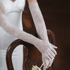 Lace Opera Gloves for Wedding & Formal Events GL007
