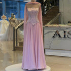 Elegant Sage Green Beaded Beaded Corset Evening Dress with Scarf SF226