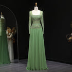 Luxury Crystal Lilac Strapless Chiffon Evening Dress SS539