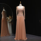 Luxury Crystal Lilac Strapless Chiffon Evening Dress SS539