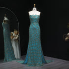 Luxury Beaded Green Mermaid Evening Dress SS601