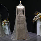 Green Luxury Long Sleeve Sequin Beaded Formal Evening Dress SS150