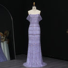Luxury Beaded Off-Shoulder Mermaid Evening Dress SS291