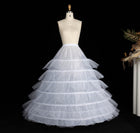 Adjustable High-Elastic Waist Multi-Layer Tulle Petticoat for Ball Gown Wedding Dress BP002