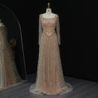 Luxury Sage Green Spaghetti A-Line Evening Dress SS693