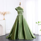 Luxury Crystal Evening Dress with Overskirt SS599