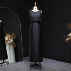 Luxury Rhinestones Silver Midi Evening Dress SS277