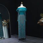 Elegant Off Shoulder Long Sleeves Evening Dress SS695