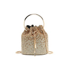 Rhinestone Shoulder Crossbody Bucket Bag HB005