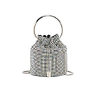 Rhinestone Shoulder Crossbody Bucket Bag HB005
