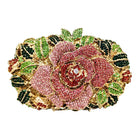 Hollow Rose Crystal Evening Clutch HB010