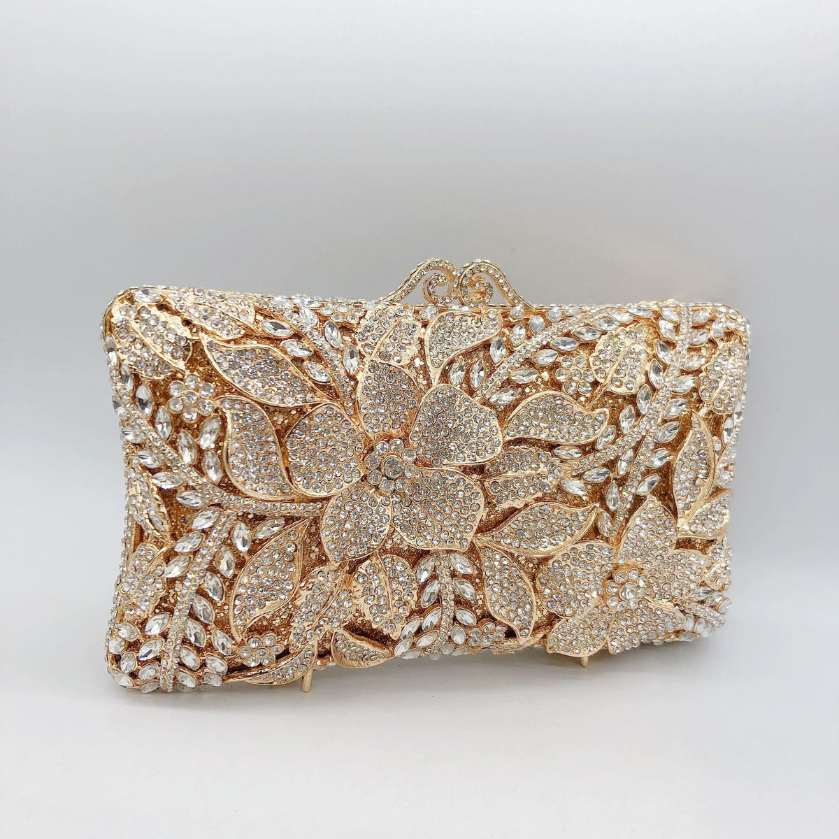 Floral Crystal Evening Clutch HB008