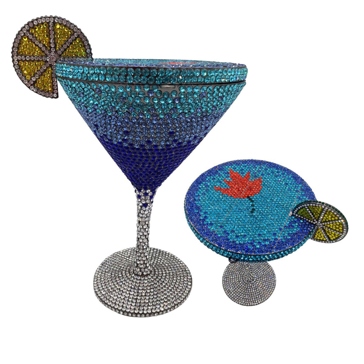 Cocktail Goblet Crystal Evening Clutch HB001