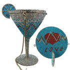 Cocktail Goblet Crystal Evening Clutch HB001