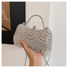 Rhinestone Tassel Clutch Shoulder Bag HB003