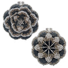 Diamond 3D Flower Evening Clutch HB006