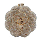 Diamond 3D Flower Evening Clutch HB006