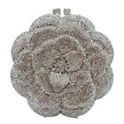 Diamond 3D Flower Evening Clutch HB006