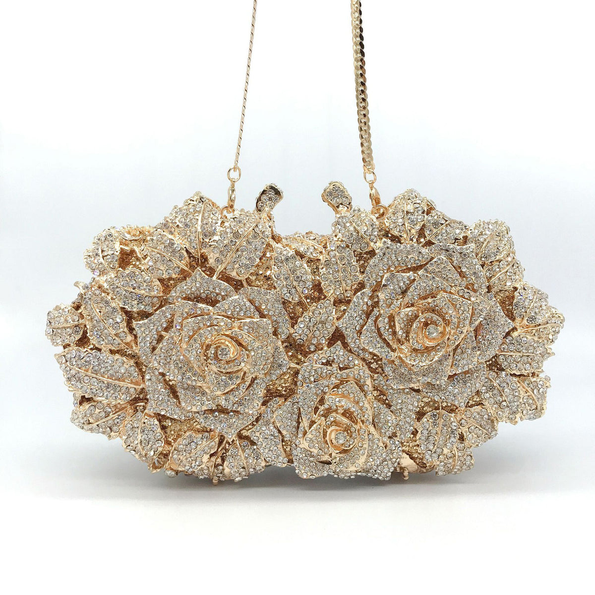Rose Diamond Hollow Evening Clutch Bag HB007