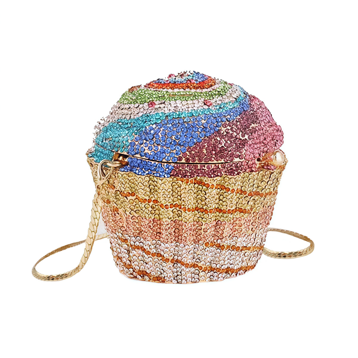 Cake Ice Cream Crystal Evening Clutch HB009
