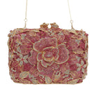 Pastel Rose Crystal Evening Clutch HB011