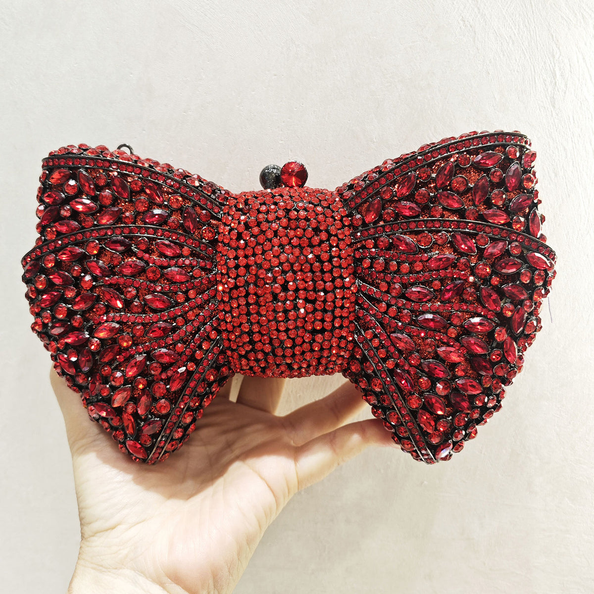 Crystal Bow Evening Clutch HB015