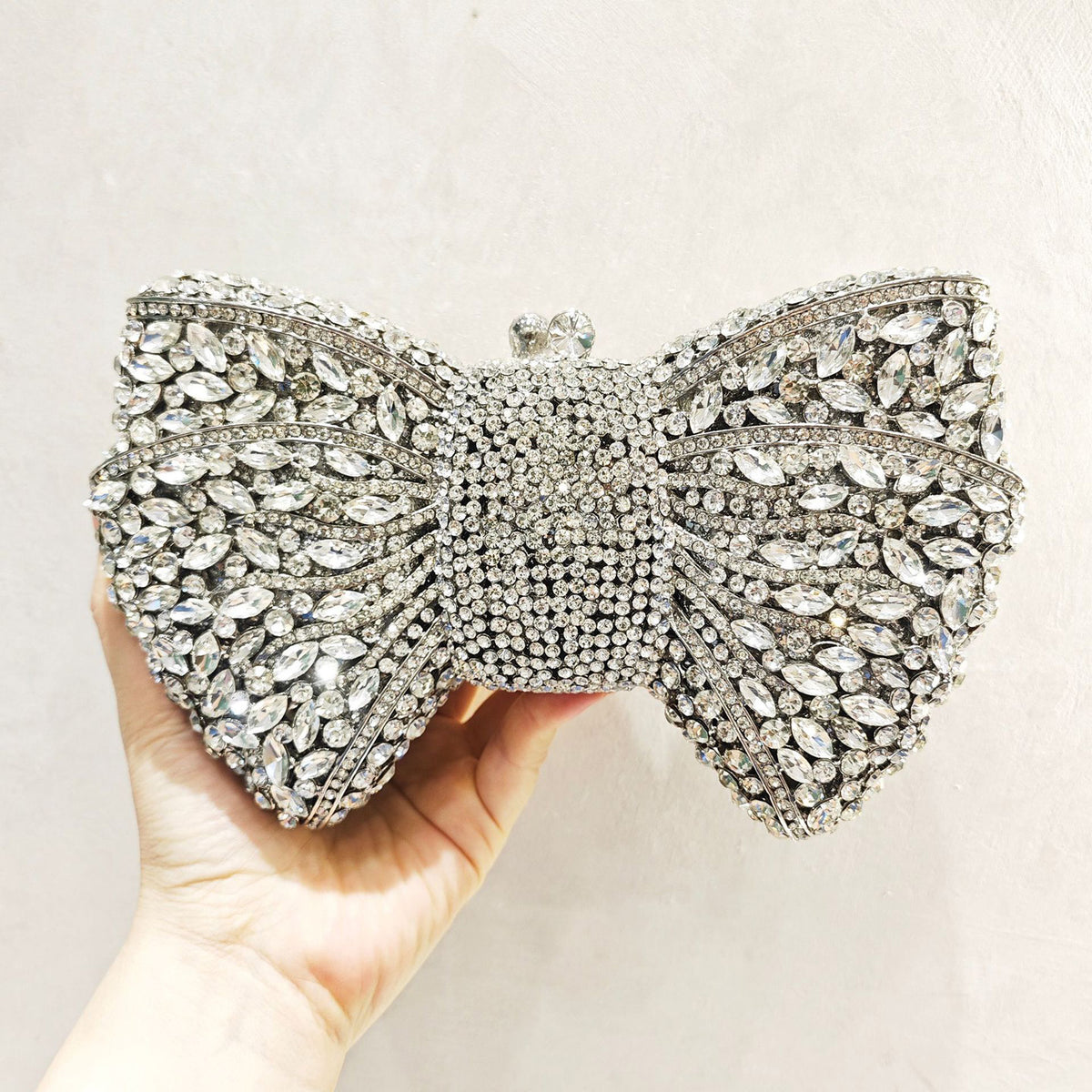 Crystal Bow Evening Clutch HB015