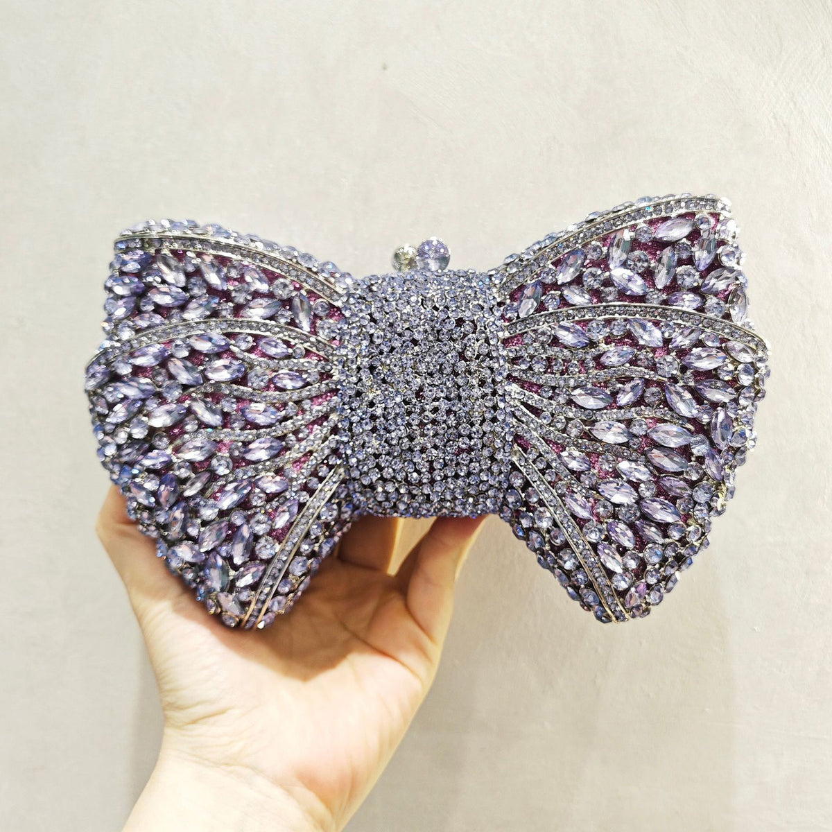 Crystal Bow Evening Clutch HB015
