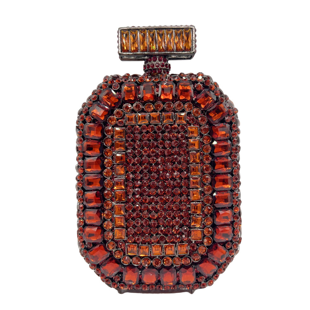 Perfume Bottle Crystal Evening Handbag HB018