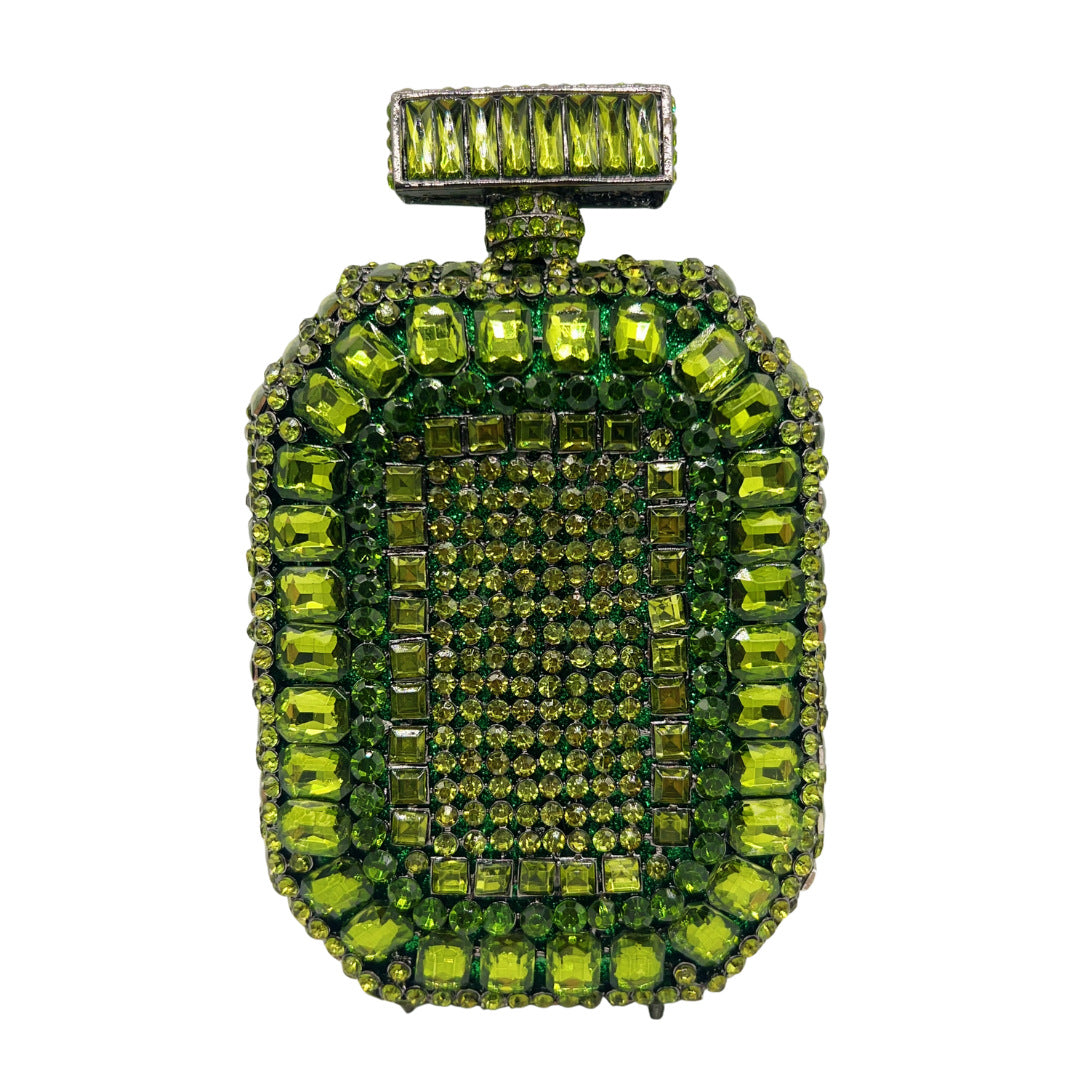 Perfume Bottle Crystal Evening Handbag HB018